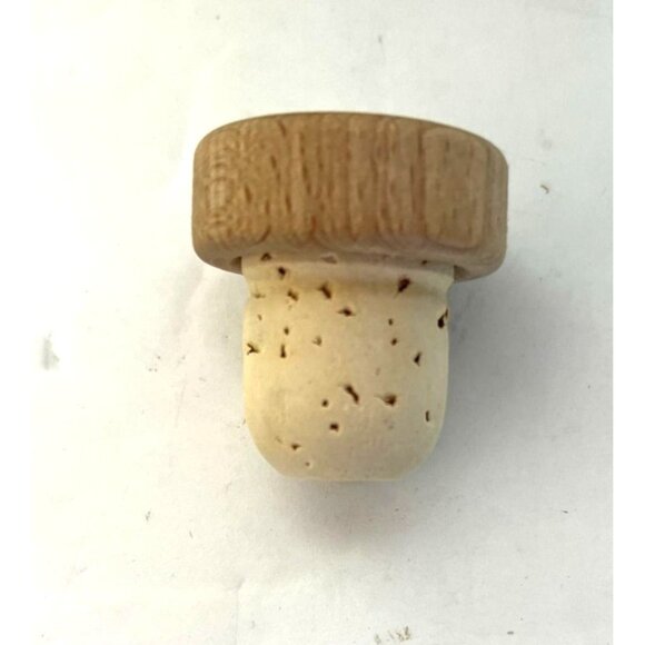 Icy Road Clay Pottery Stoneware Flask Pelican Wood Cork Stopper Artist Stamped - Picture 8 of 9